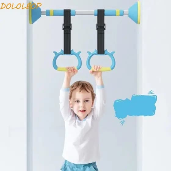 DOLOLEOP Pull up Handle Rings , Anéis De Ginástica Infantis Antiderrapantes Para Força Do Braço , Confortáveis
