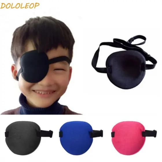 LEOPOLDO Tapa-Olho Único , Capa Macia E Respirável Para Olhos Únicos , Ambliopia Ajustável Em 3D