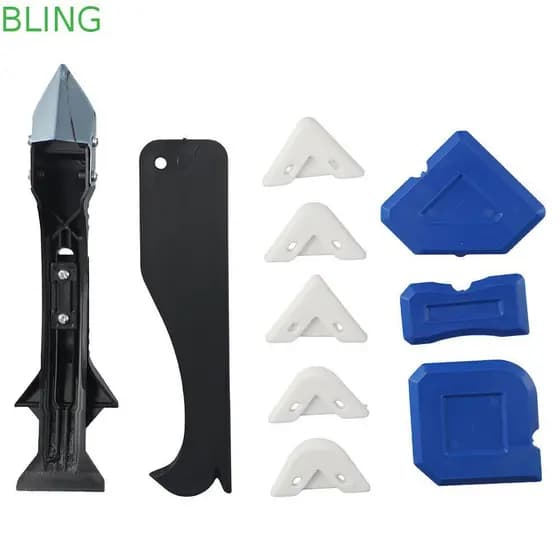 Kit Raspador De Argamassa BLING , Ferramenta De Calafetagem De Silicone De Aço Inoxidável , Conjunto De Ferramentas De R
