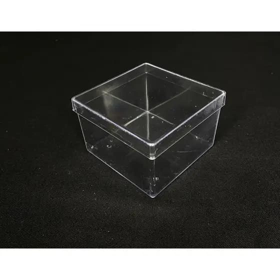 (KIT 15 UNIDADES) Caixa Acrílica 7cm x 7cm x 4,5cm