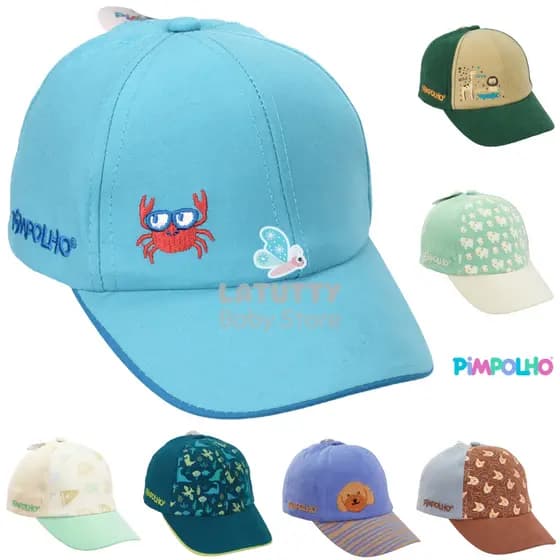 Boné Infantil Masculino Pimpolho Bone Bebe RN a 1 ano Bone Menino