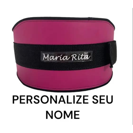 cinturão cinto de academia musculação agachamento crossfit personalizado com seu nome