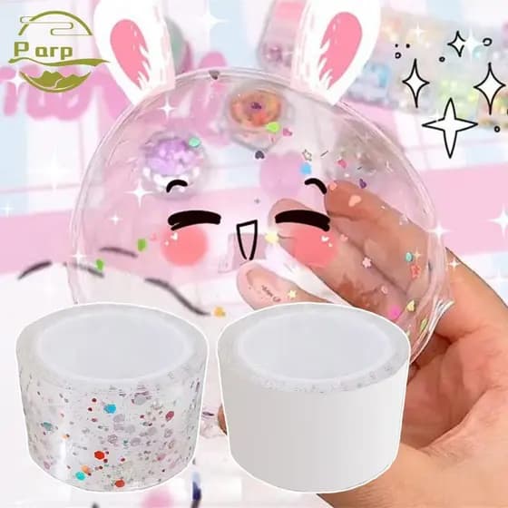 Parperperty1 Fita Adesiva De 1 Metro De Bolha Bola Para Crianças Brinquedos De Dupla Face