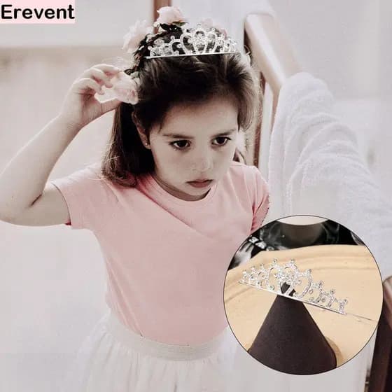 Tiara Coroa Strass Cristal Rainha Princesa Acessório Cabelo Noiva Festa