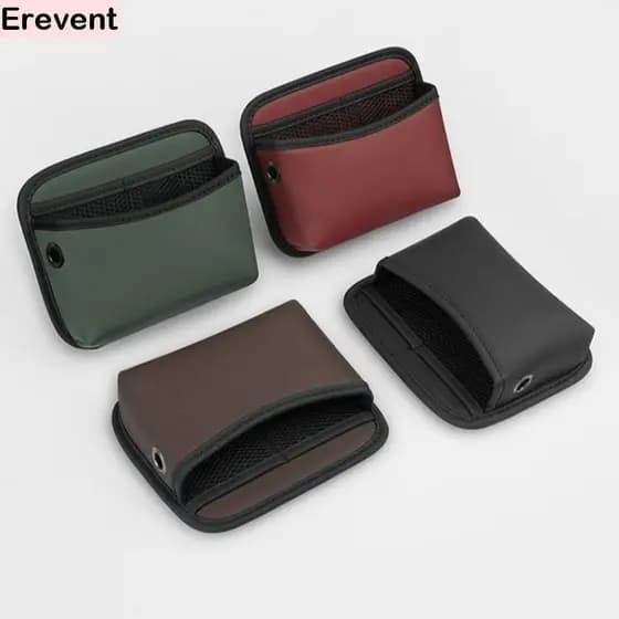 Bolsa De Bolso Organizadora De Carro SUNSET , Caixa De Armazenamento De Couro PU Autoadesiva , Versátil Organizador