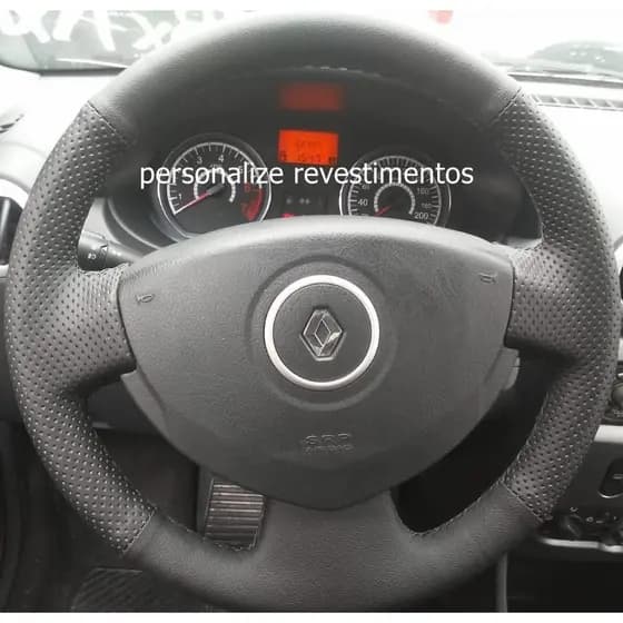 Capa De Volante Costurada Sandero/clio/logan