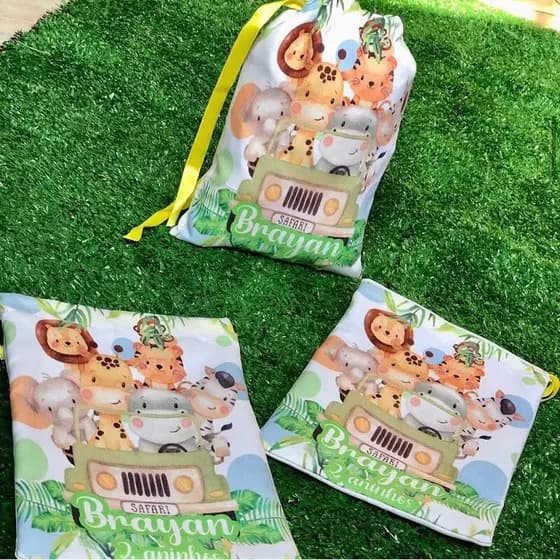 Saquinho Surpresa Personalizado kit 15 unidades