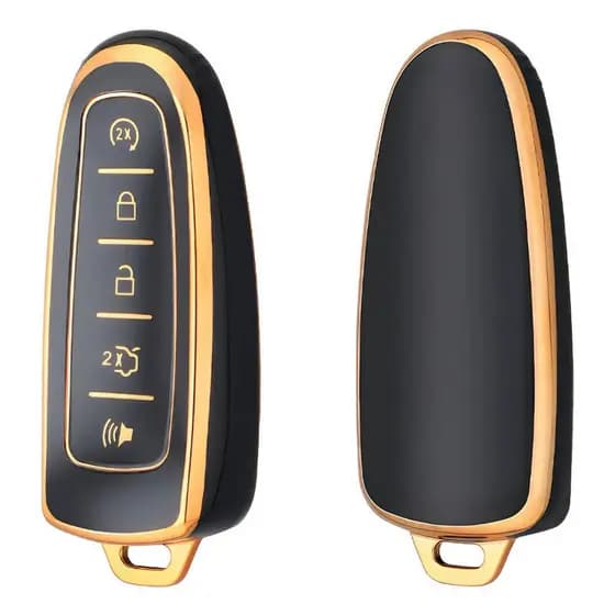 Capa Chave Sensor Ford Edge Smart - 2013 Em Diante 5 Botões