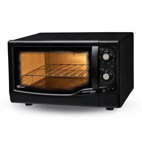 Forno Elétrico Fischer Gourmet Grill 44L Bancada Preto 220V Modelo 79186