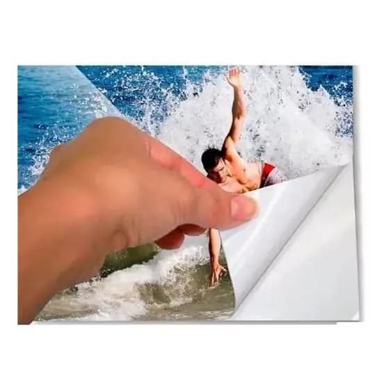 20 Folhas Papel Foto Glossy Adesivo À Prova D'água A4 135g
