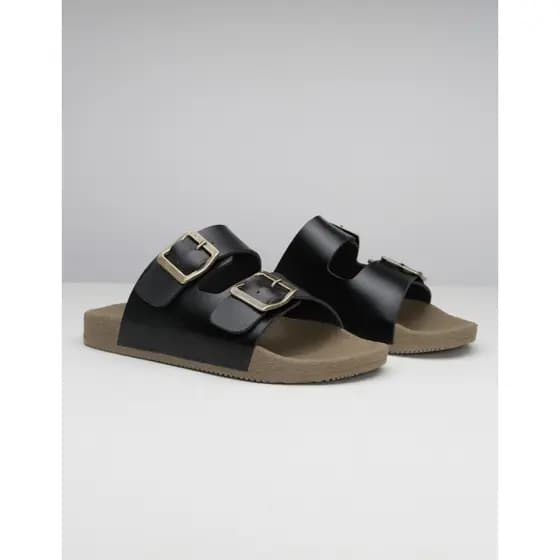 Sandália Masculina Birken Anatômica com Fivelas Ajustáveis | Chinelo Masculino Casual Confortável | Slide Masculino Leve