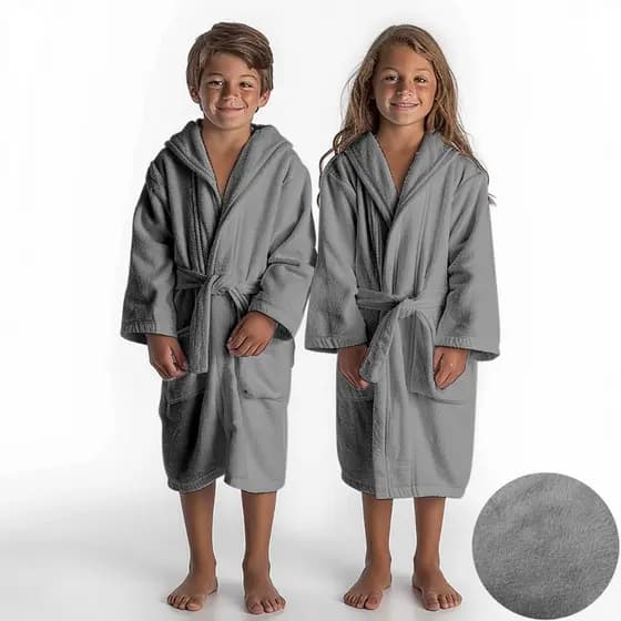 Roupão Juvenil Soft Com bolso Macio e Quente Infantil Juvenil Mantinha Para Crianças e Adolescentes