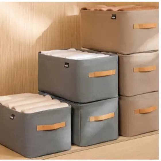 Kit 3 Organizador De Calça Jeans/Organizador De Guarda Roupa Arrumados/Separador De Roupa