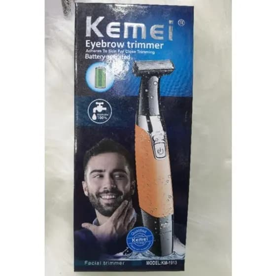 Maquina Barbeador Prova D'água Eyebrow Trimmer Kemei Km-1913/km-1910 ORIGINAL PROMOÇÃO