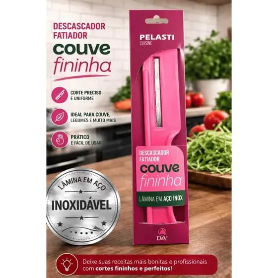 Fatiador Cortador de Repolho e Couve Corte Fino Envio em 24hrs