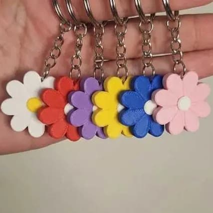 Chaveiro Margarida Cores, ótimo para Lembrancinha Primavera, verão eventos, mimos