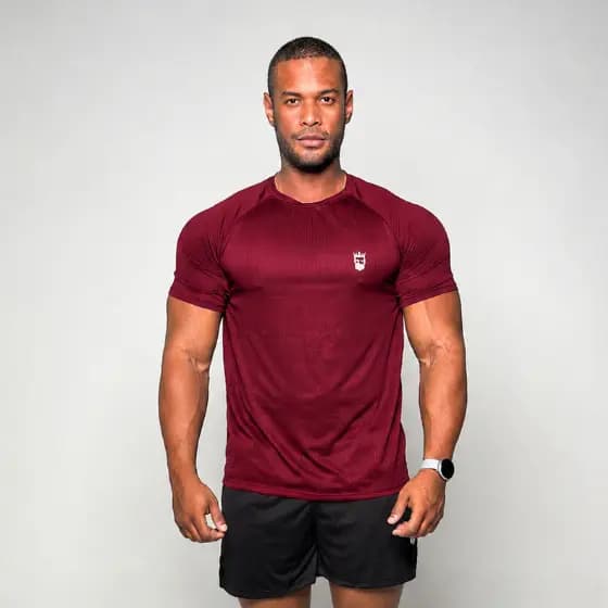 Camisa Masculina Dry Fit Camiseta Esportiva Furadinha Raglan para Treino Academia Corrida Fitness Leve M ao GG