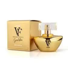 Perfume VF Golden 75ml + Porta perfumes de 5ml (brinde)
