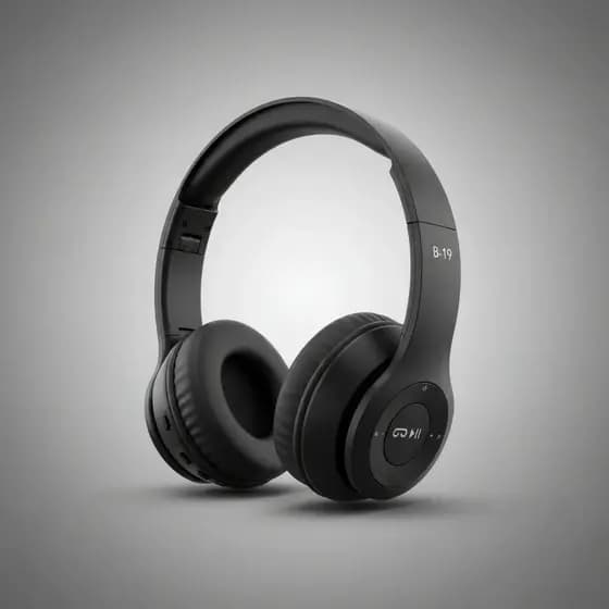 Fone B-19 Headphone Sem Fio Estéreo Redução de Ruídos Bluetooth 5.0 Universal