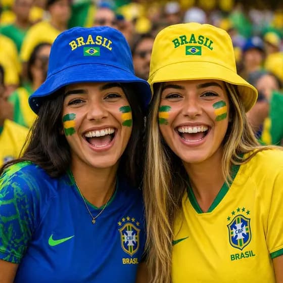 Chapéu Bucket Brasil Torcedor Seleção Boné Pescador Unissex