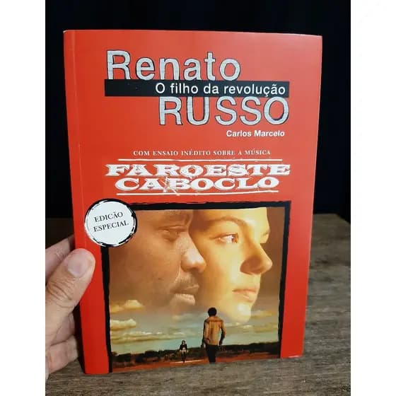 Livro Renato Russo O Filho da Revolucao - Faroeste Caboclo - Biografia