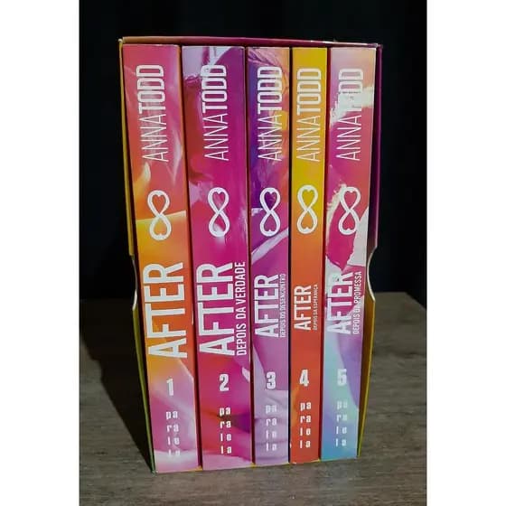 Livro Box After - Colecao After - Livros serie Romance - Anna Todd - Livros Romanticos