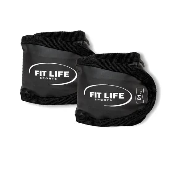 Par Caneleira Tornozeleira de Peso 1kg Fit Life