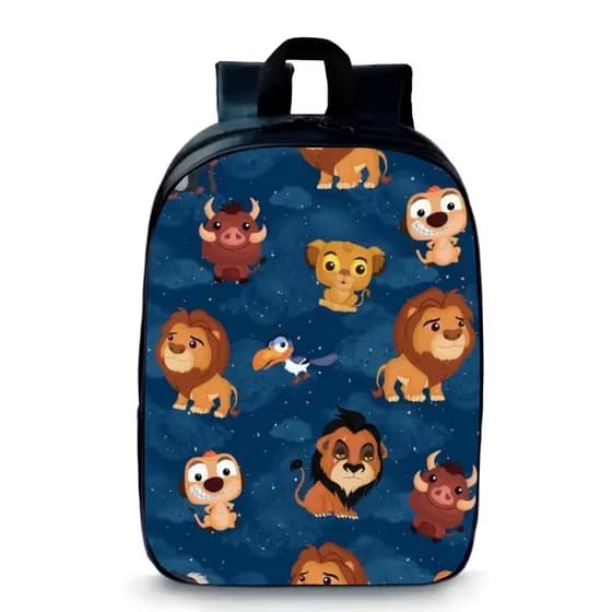 Mochila Pequena Pré-escolar Star Personagens Rei Leão Novidade