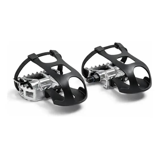 Kit Pedal Bicicleta Alumínio 9/16 com Firma Pé – Spinning, MTB, Speed, Ergométrica, Academia