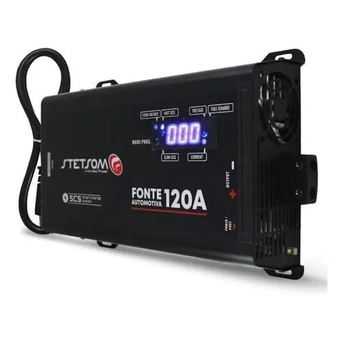Fonte Automotiva Stetsom Infinite 120ª Bivolt Carregador