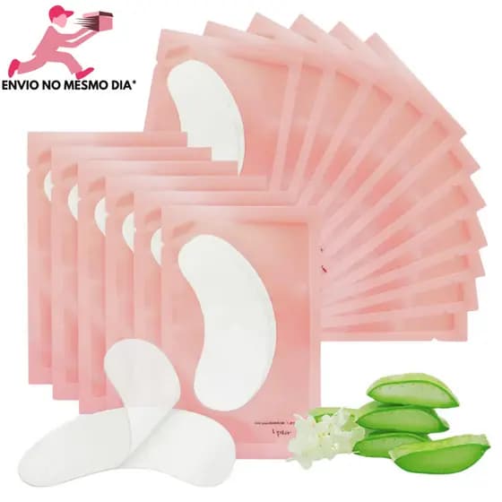KIT Pares de Gel Pads Adesivos Cílios Gel Protetores de Pálpebras Patches Extensão