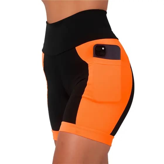 Bermuda C/Bolso para Corrida, Caminhada Academia Feminino Compressão