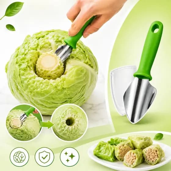 Cortador Repolho Inox Multifuncional Fatiador Legumes Verduras Manual Cozinha Profissional