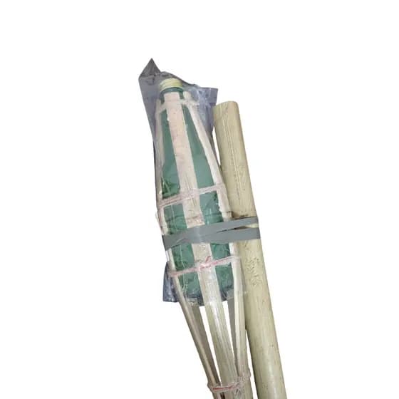 kit 6 Tochas de Bambu iluminação decoração desmontável 1,20