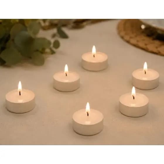 Velas Flutuantes Rechaud Decorativas Kit 10 ou 100 Unidades Casamento Festa