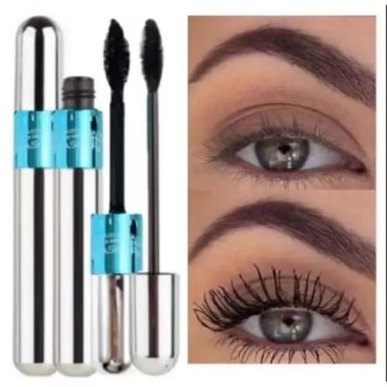 Máscara de Cílios 2x1 Mega Lashes Vivai Alongamento + Volume Efeito Profissional