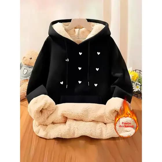 Moletom Peluciado Moderno Casual Luxo Elegante Premium Inverno Térmico Confortável
Preto