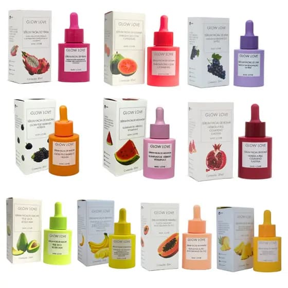 Sérum Facial Max Love 30ml – Glow Love Vitamina C, Rosa Mosqueta e Ácido Hialurônico