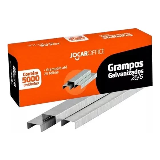 Grampos 26/6 Galvanizados Para Grampeador - Leonora