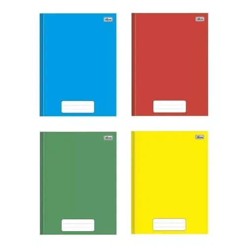 Caderno Tilibra Pautado Brochurao 80 Folhas Cor Sortidas Pepper