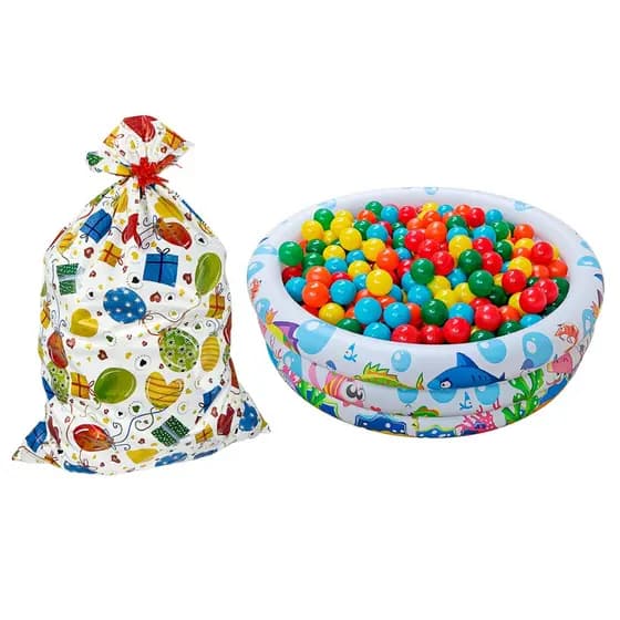 Piscina Infantil Inflável 100 Litros Colorida + 100 Bolinhas