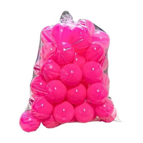 Kit 25 Bolinhas Para Piscina Rosa Chiclete