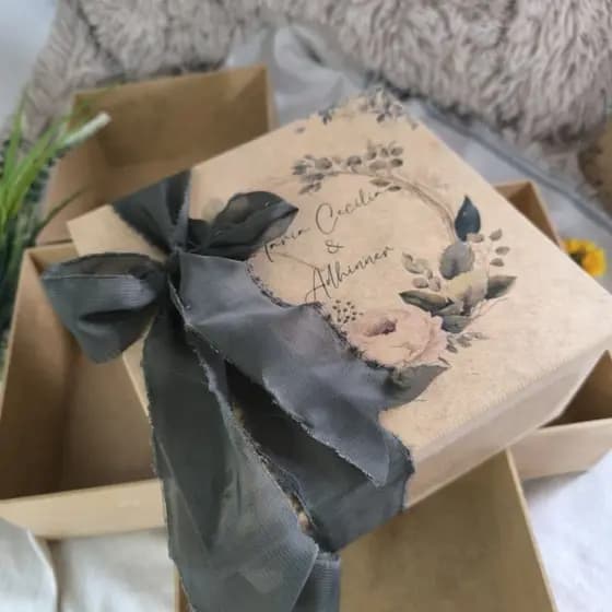 Caixa de MDF personalizada 20x20x10 Casamento Batizado Corporativo Eventos 15 anos