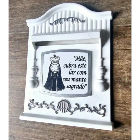 Caixa de correio PERSONALIZADA imagem de Nossa Senhora decoração religiosa muro grade portão automático
