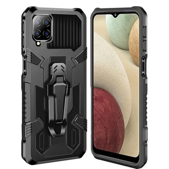 Capa Capinha Anti Impacto Com clip cinto Suporte para samsung Galaxy A12 A125/ a22 4g/m32 (pelicula de vidro opcional)