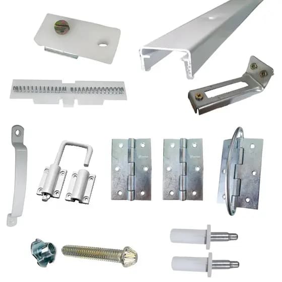 Kit trilho Porta Camarão Completo 1 Metro