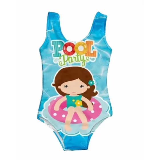 Body Maiô infantil Menina Pool Party