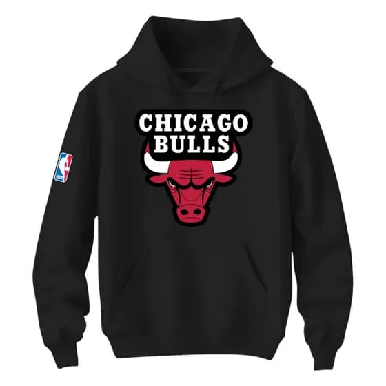 Moletom Canguru Chicago Bulls Blusa de Frio Time Basquete Oferta de Inverno Várias Cores