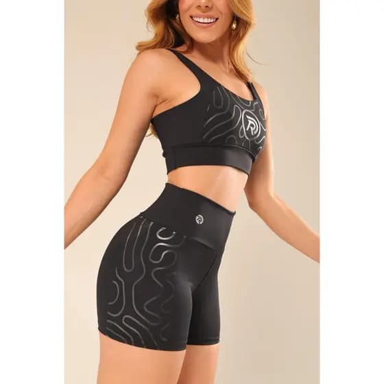 CONJUNTO SHORT ROTADAGUA ALCA REFORCADA ZERO TRANSPARENCIA LINHA PREMIUM TREINO E ATIVIDADES FISISCA NO GERAL