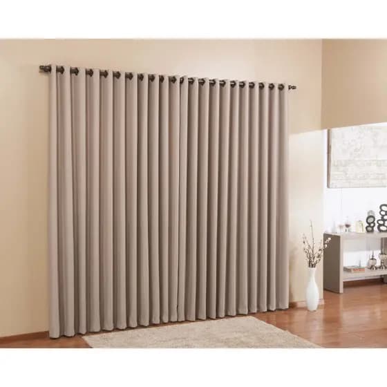 Cortina 3,00 X 2,40 Metros Cortina Roma Para Sala E Quarto 400 fios Várias Cores